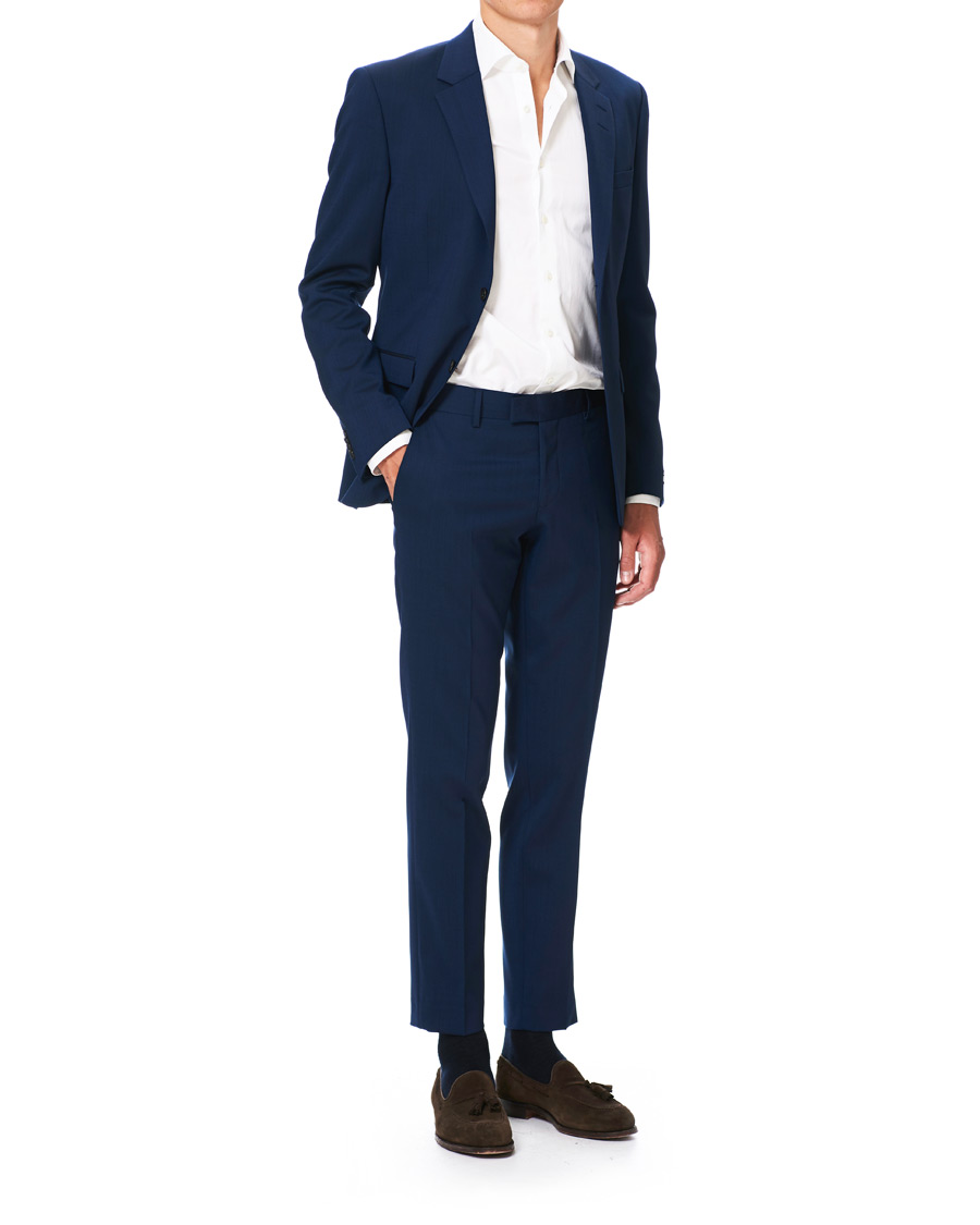 Men | Blazers | Tiger of Sweden | Jamonte Wool Suit Blazer Blue