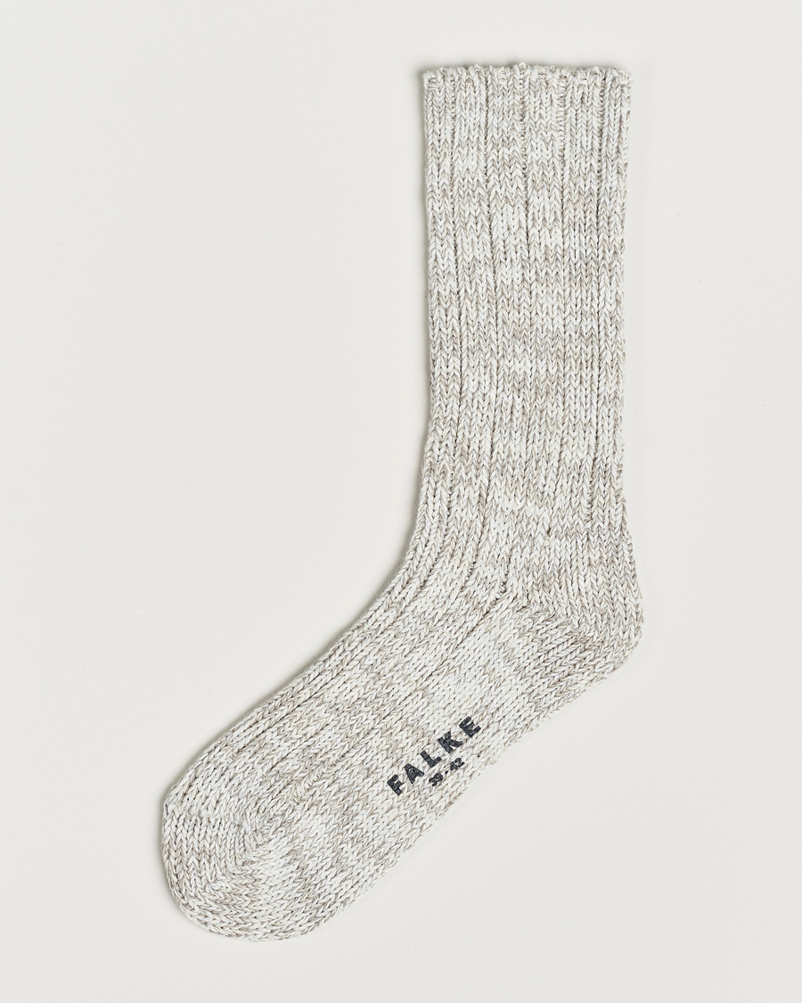 Men | Underwear & Socks | Falke | Brooklyn Cotton Sock Light Grey