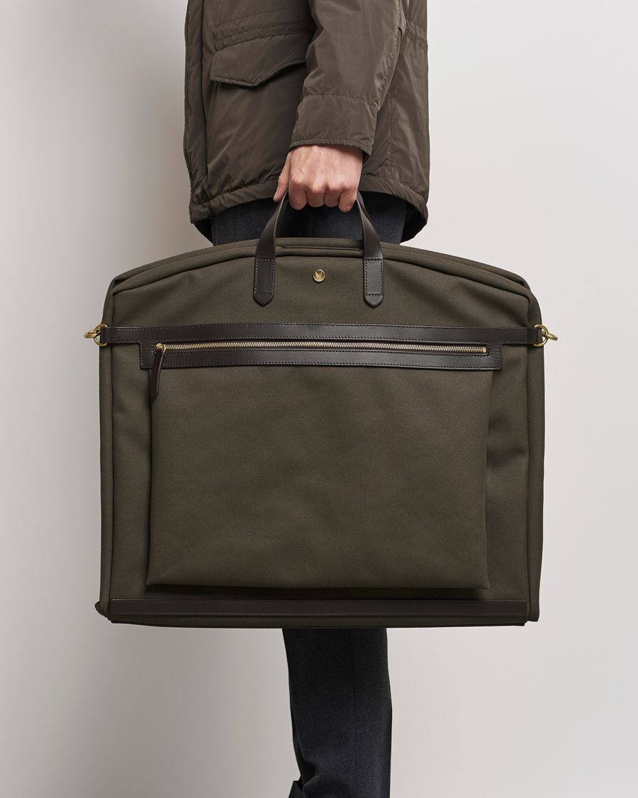 Men | Bags | Mismo | M/S Suit Carrier Army/Dark Brown