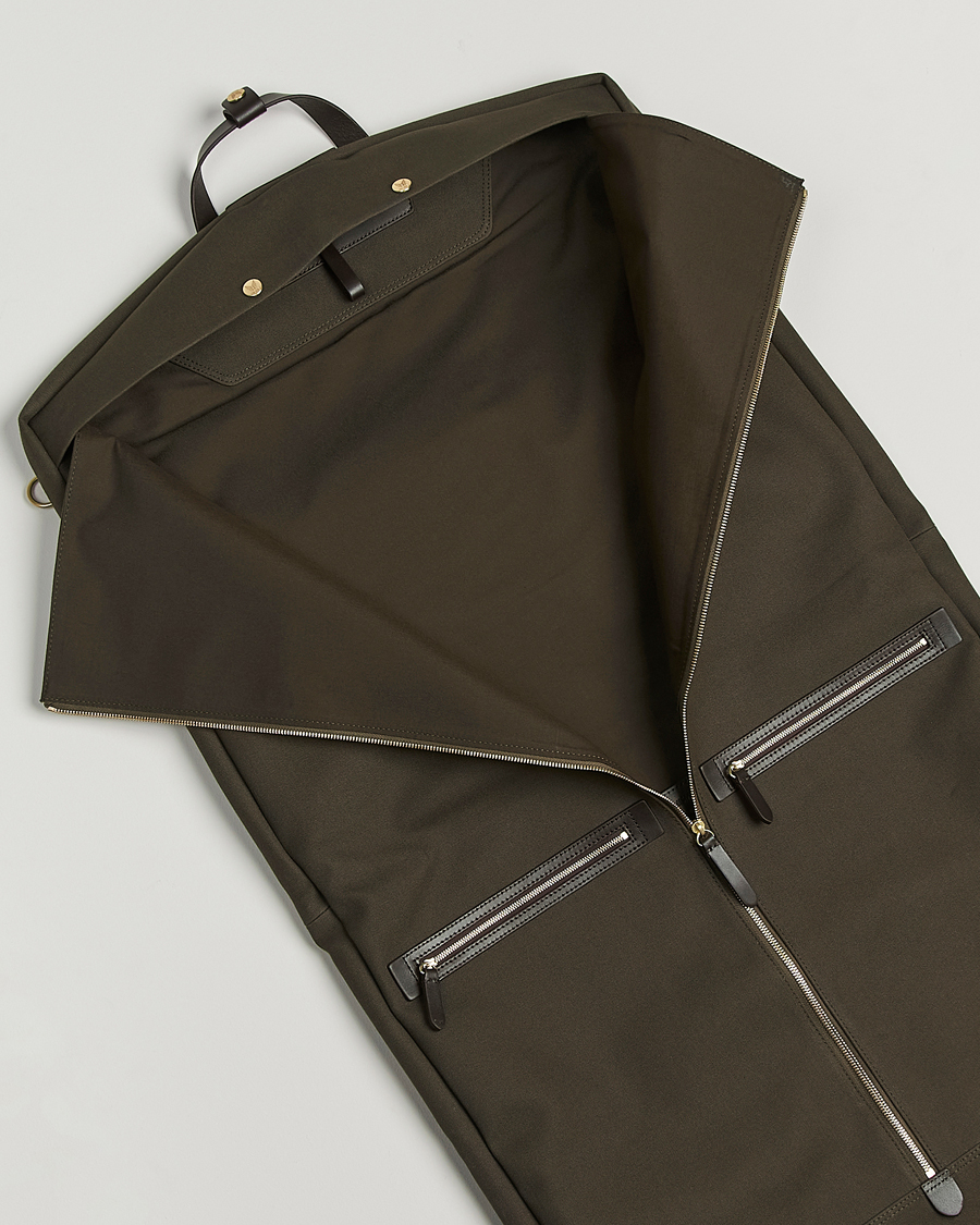 Men | Bags | Mismo | MismoM/S Suit CarrierArmy/Dark Brown
