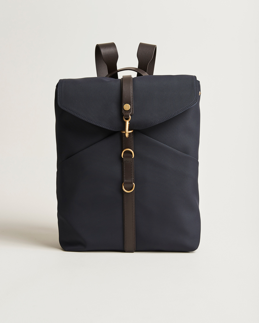 Men | Bags | Mismo | M/S Rucksack Navy/Dark Brown