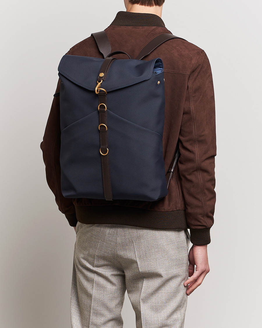 Men | Bags | Mismo | MismoM/S RucksackNavy/Dark Brown