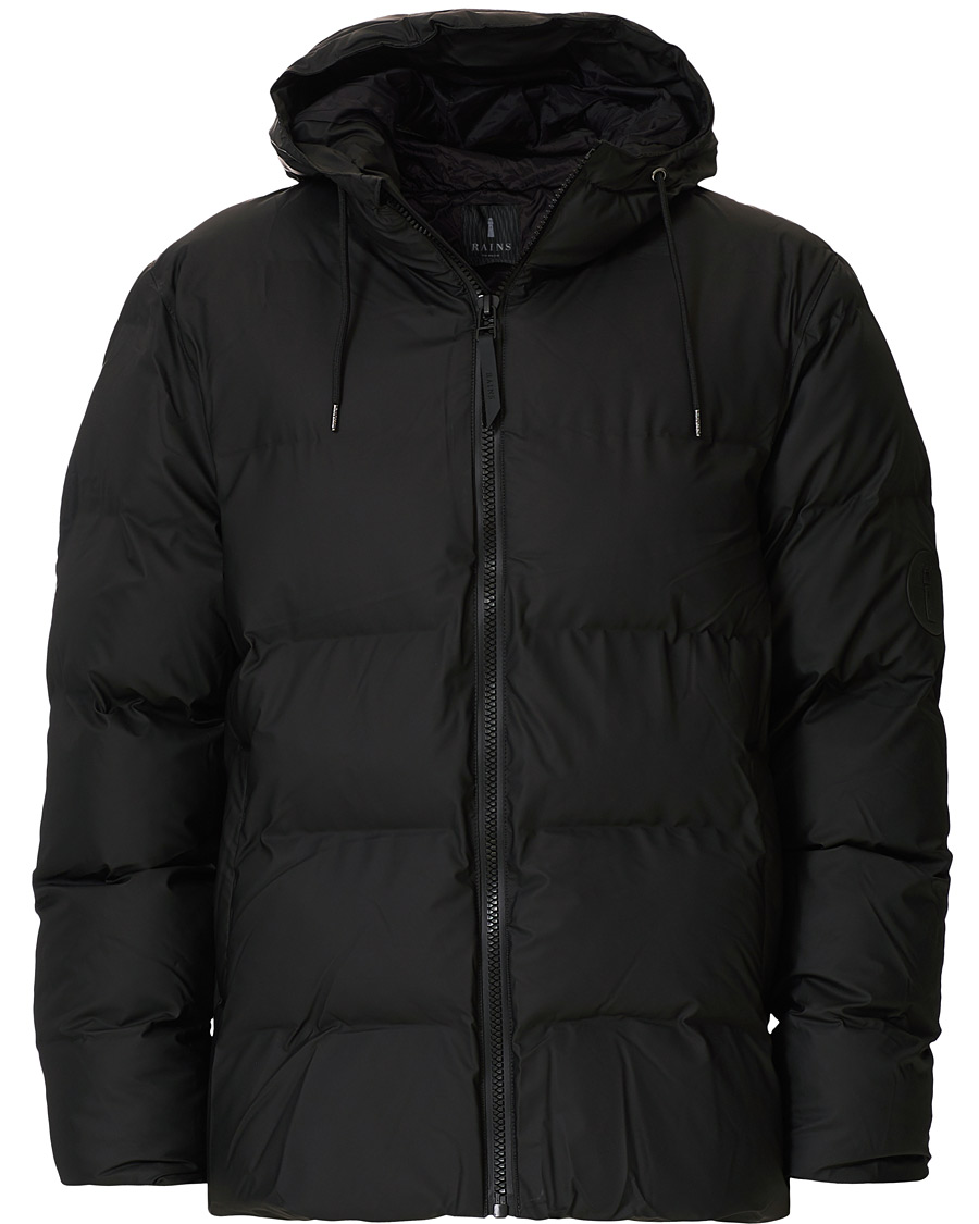 Men | Coats & Jackets | RAINS | Waterproof Puffer Jacket Black