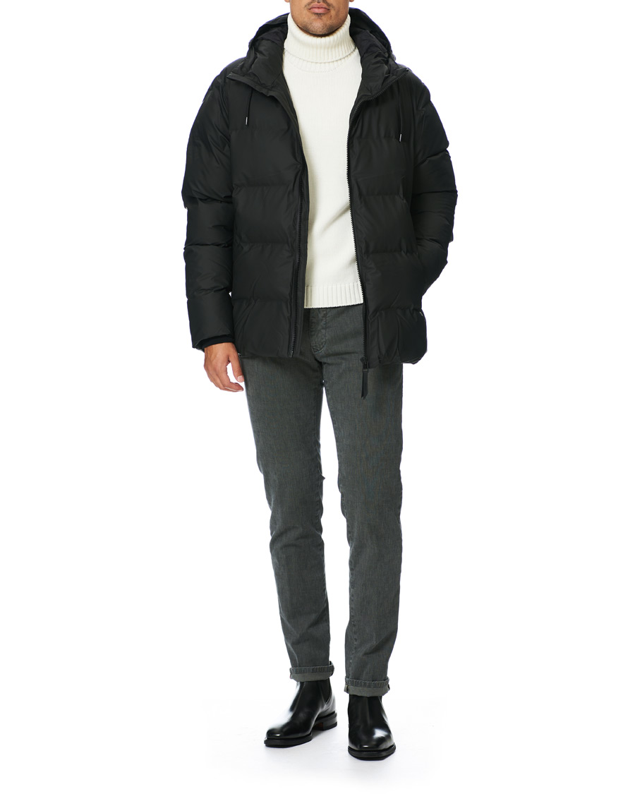 Men | Coats & Jackets | RAINS | Waterproof Puffer Jacket Black