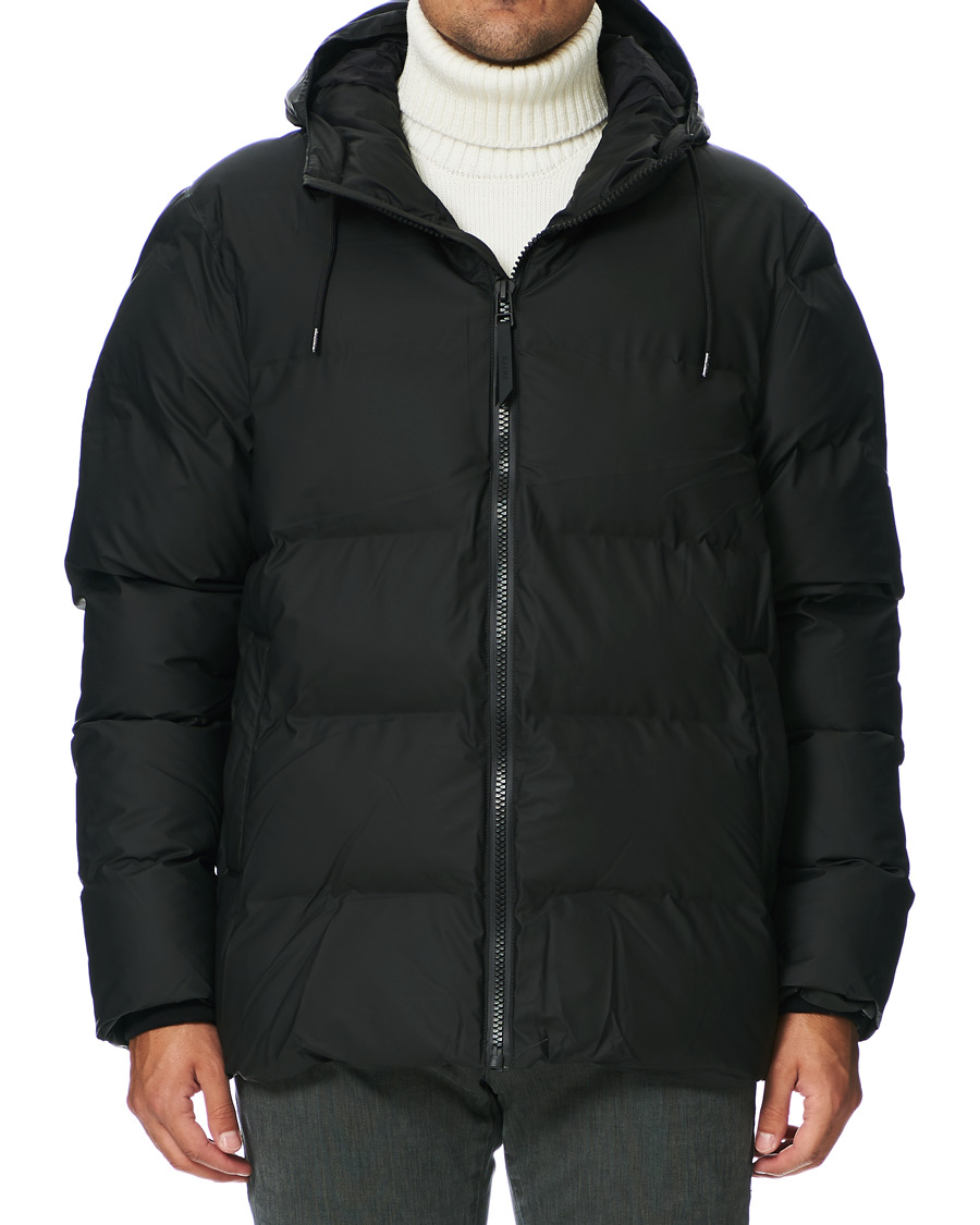 Men | Coats & Jackets | RAINS | Waterproof Puffer Jacket Black