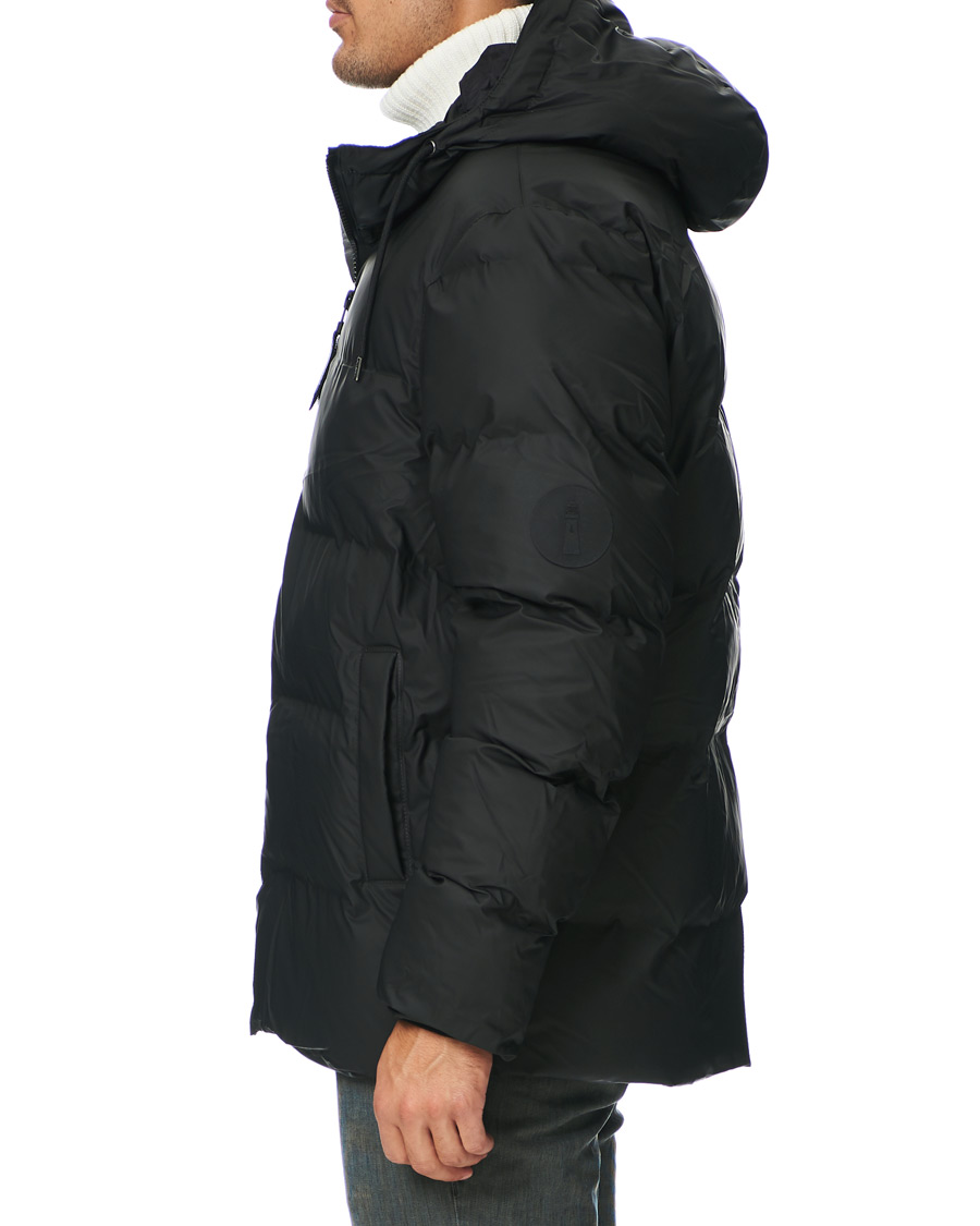 Men | Coats & Jackets | RAINS | Waterproof Puffer Jacket Black