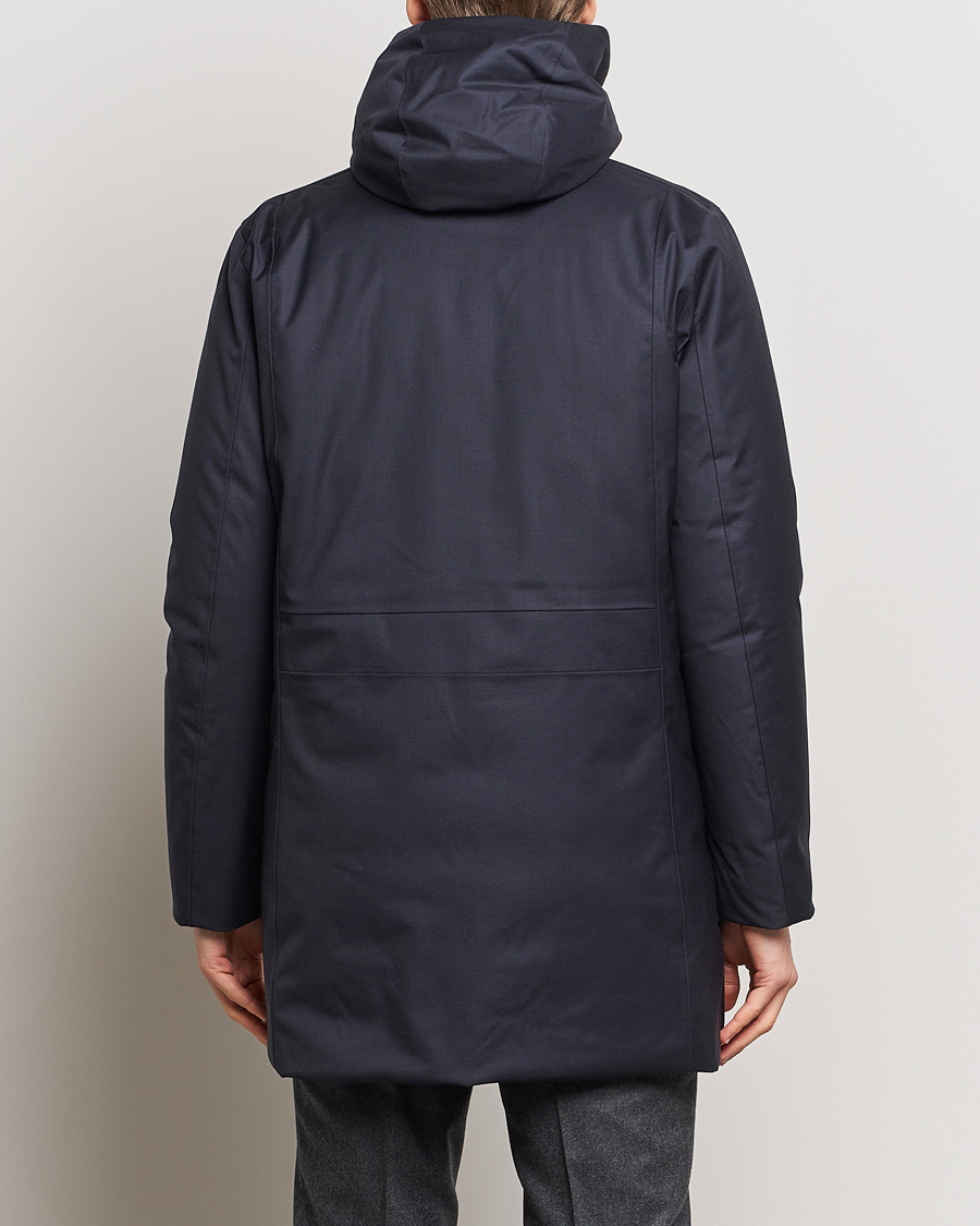 Men | Coats & Jackets | UBR | Redox Parka Savile X Dark Navy Wool