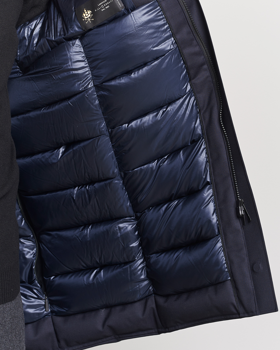 Men | Coats & Jackets | UBR | Redox Parka Savile X Dark Navy Wool