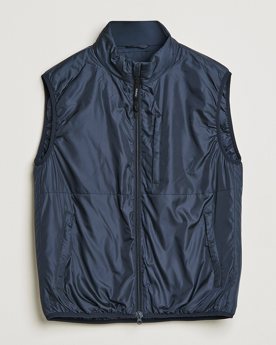 Men | Coats & Jackets | Aspesi | Jil Padded Vest Navy