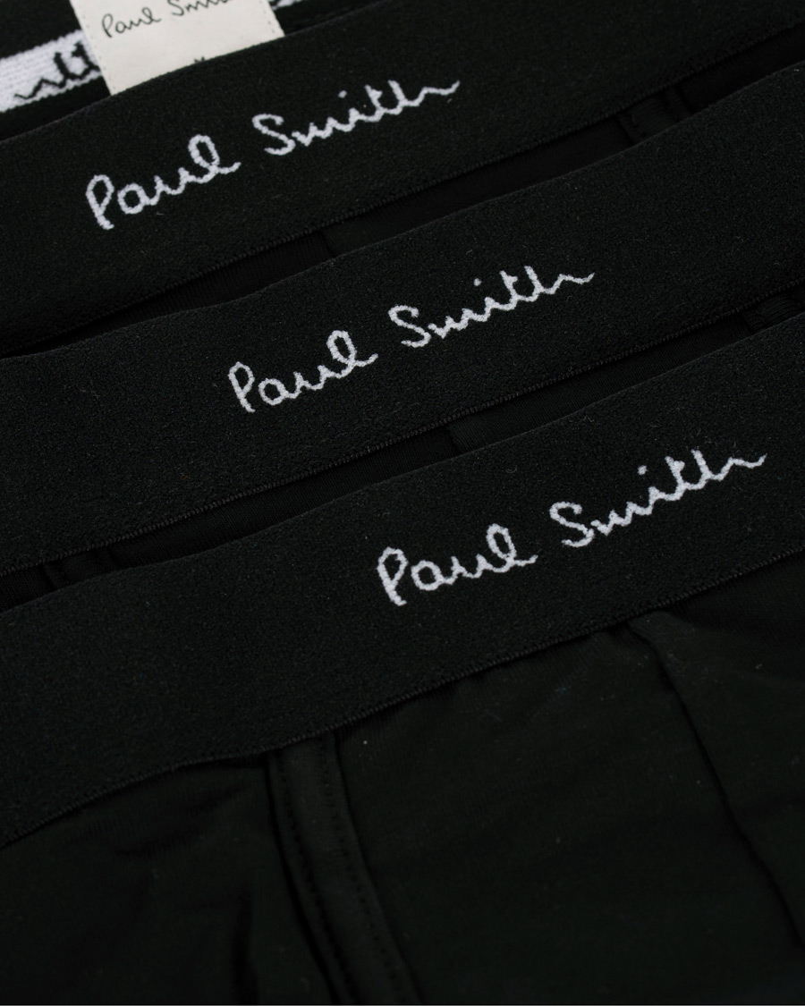 Men | Underwear & Socks | Paul Smith | 3-Pack Trunk Black