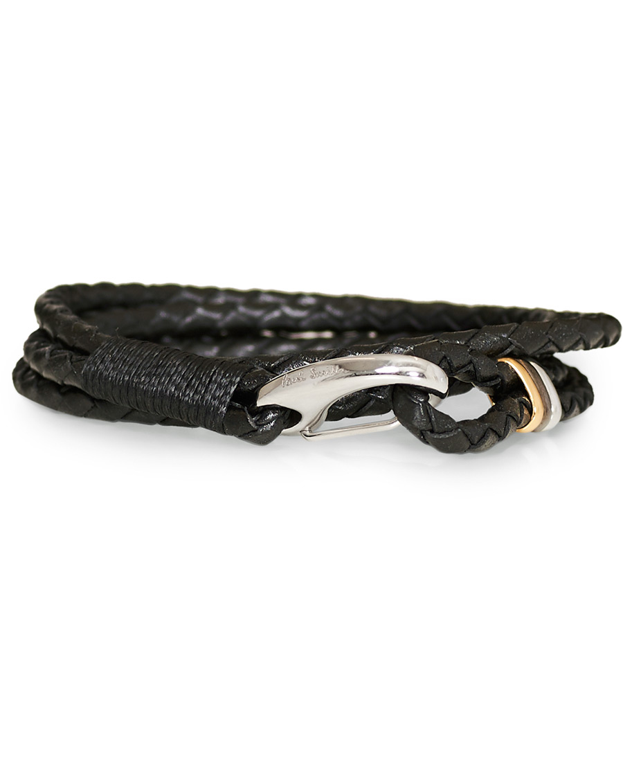 Men | Paul Smith Leather Wrap Bracelet Black | Paul Smith | Leather Wrap Bracelet Black
