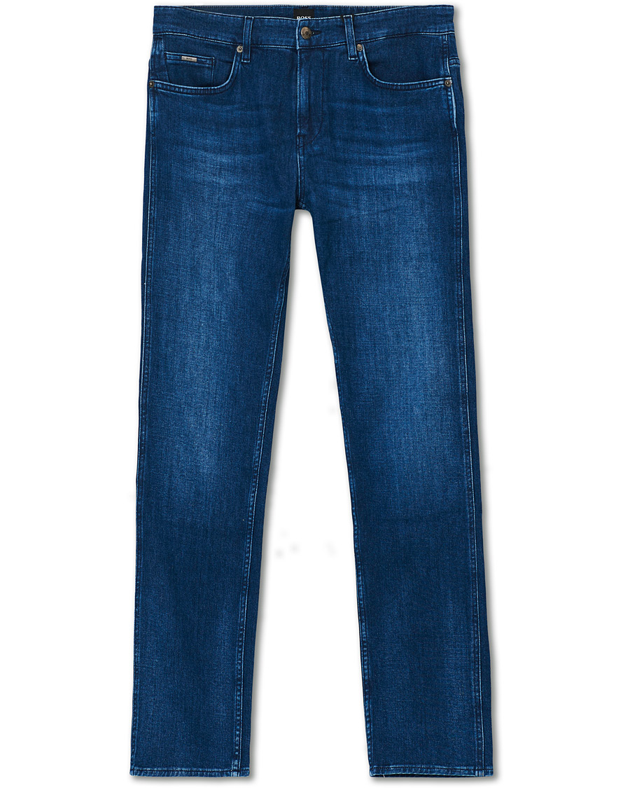 Men | Jeans | BOSS BLACK | BOSS Delaware Slim Fit Stretch Jeans Medium Blue