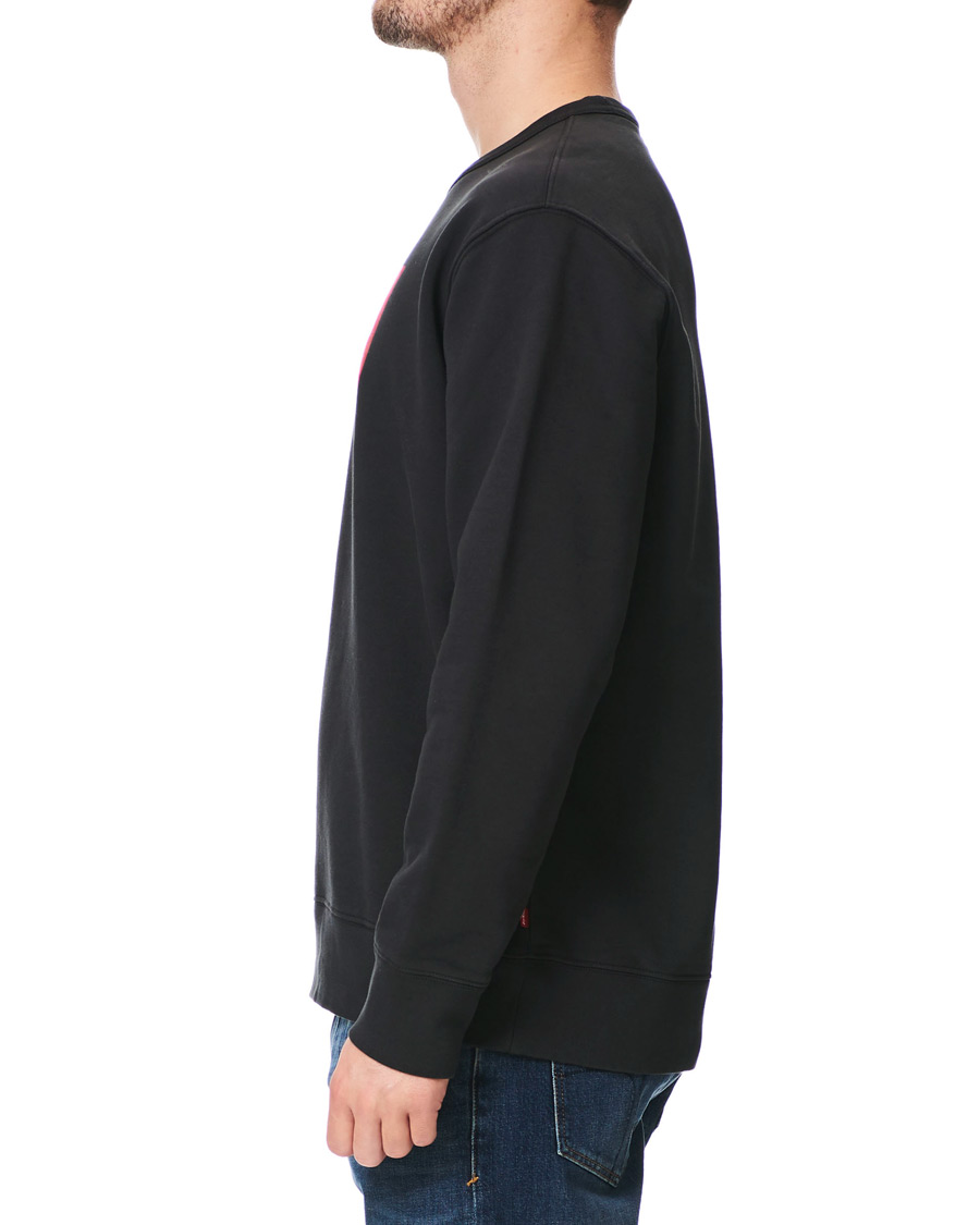 Men | Sweaters & Knitwear | Levi's | Batwing Crew Neck Sweatshirt Jet Black
