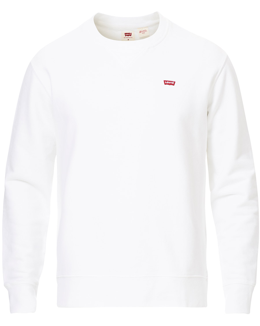 Men | Sweaters & Knitwear | Levi's | Original Crew Neck Sweatshirt White