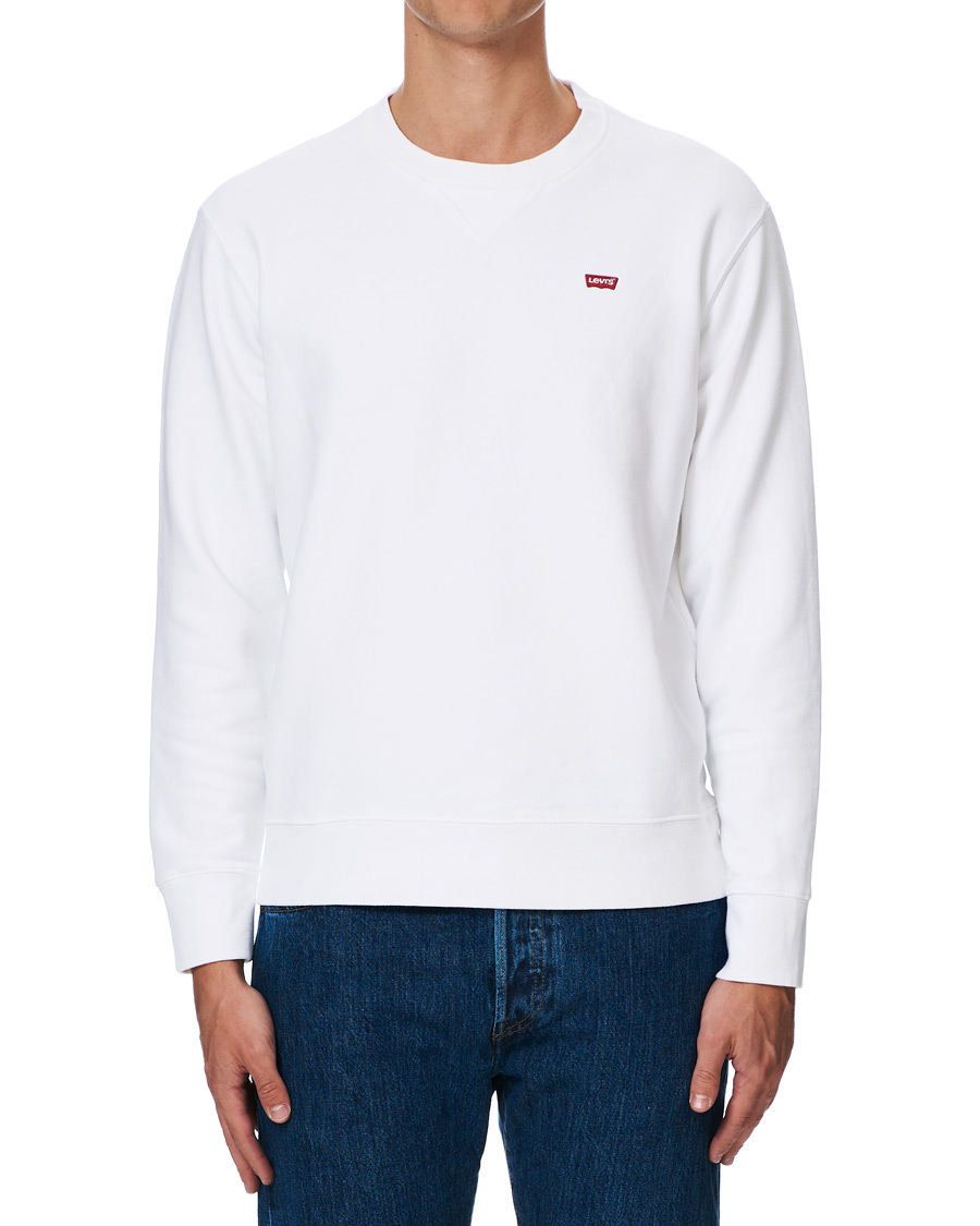 Men | Sweaters & Knitwear | Levi's | Original Crew Neck Sweatshirt White