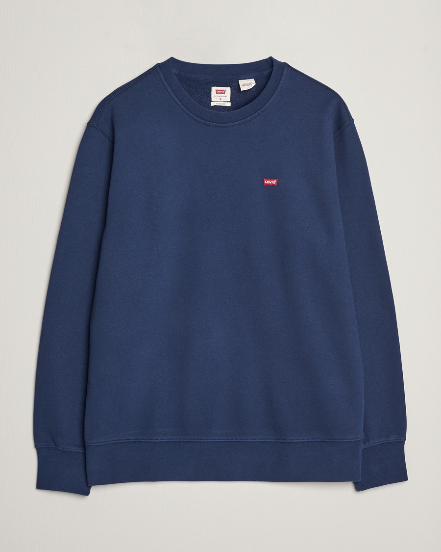 Men | Sweaters & Knitwear | Levi's | Original Crew Neck Sweatshirt Dress Blues