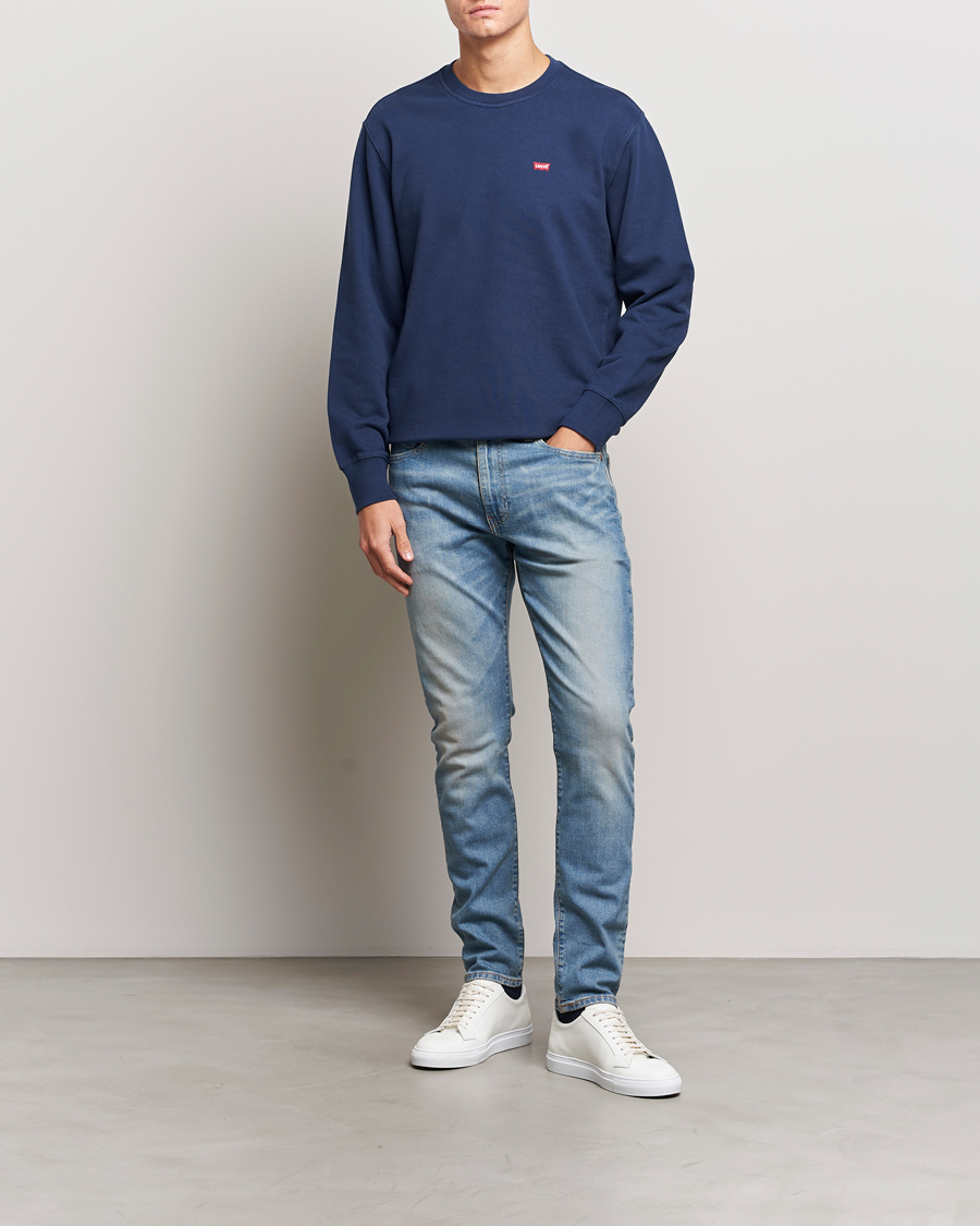 Men | Sweaters & Knitwear | Levi's | Original Crew Neck Sweatshirt Dress Blues