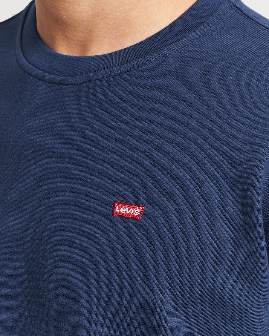Men | Sweaters & Knitwear | Levi's | Original Crew Neck Sweatshirt Dress Blues