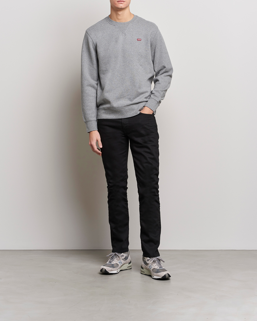 Men | Sweaters & Knitwear | Levi's | Original Crew Neck Sweatshirt Chisel Grey Heather