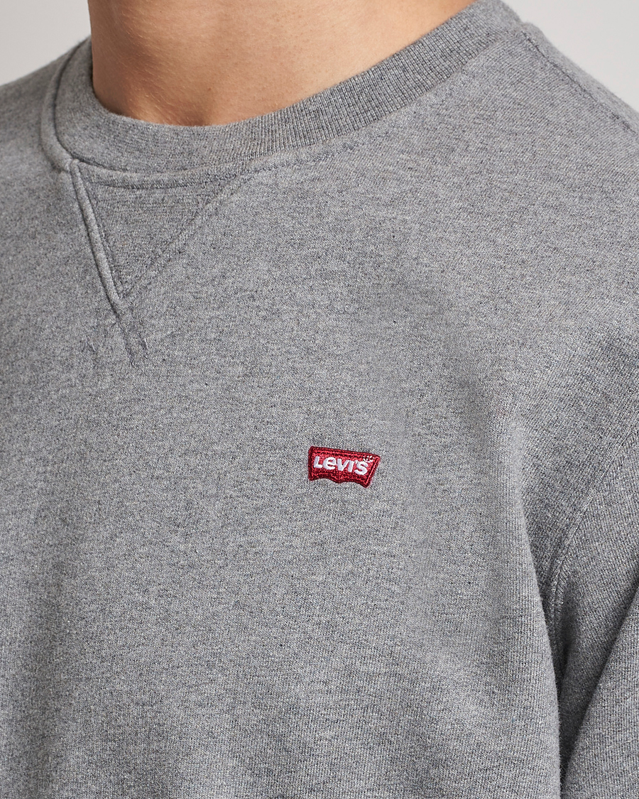 Men | Sweaters & Knitwear | Levi's | Original Crew Neck Sweatshirt Chisel Grey Heather