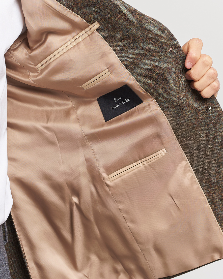 Men | Blazers | Walker Slater | Edward Wool Donegal Blazer Moss Green
