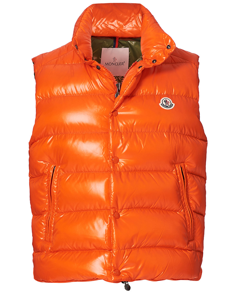 Men | Coats & Jackets | Moncler | Tib Down Gilet Orange