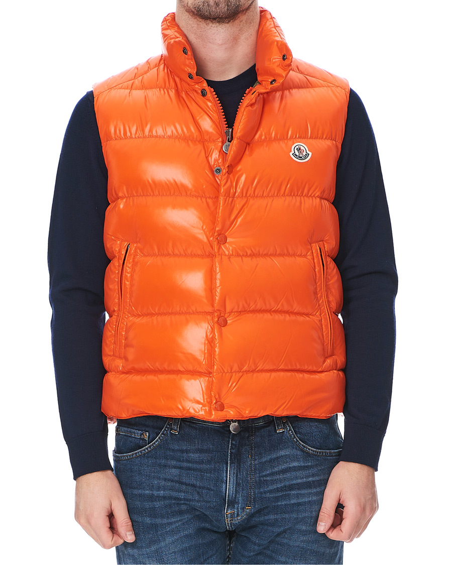 Men | Coats & Jackets | Moncler | Tib Down Gilet Orange