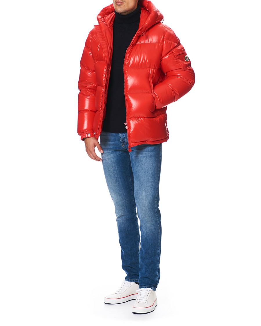 Men | Coats & Jackets | Moncler | Ecrins Gloss Down Jacket Red