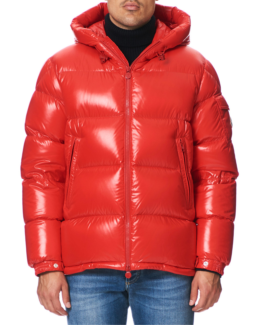 Men | Coats & Jackets | Moncler | Ecrins Gloss Down Jacket Red