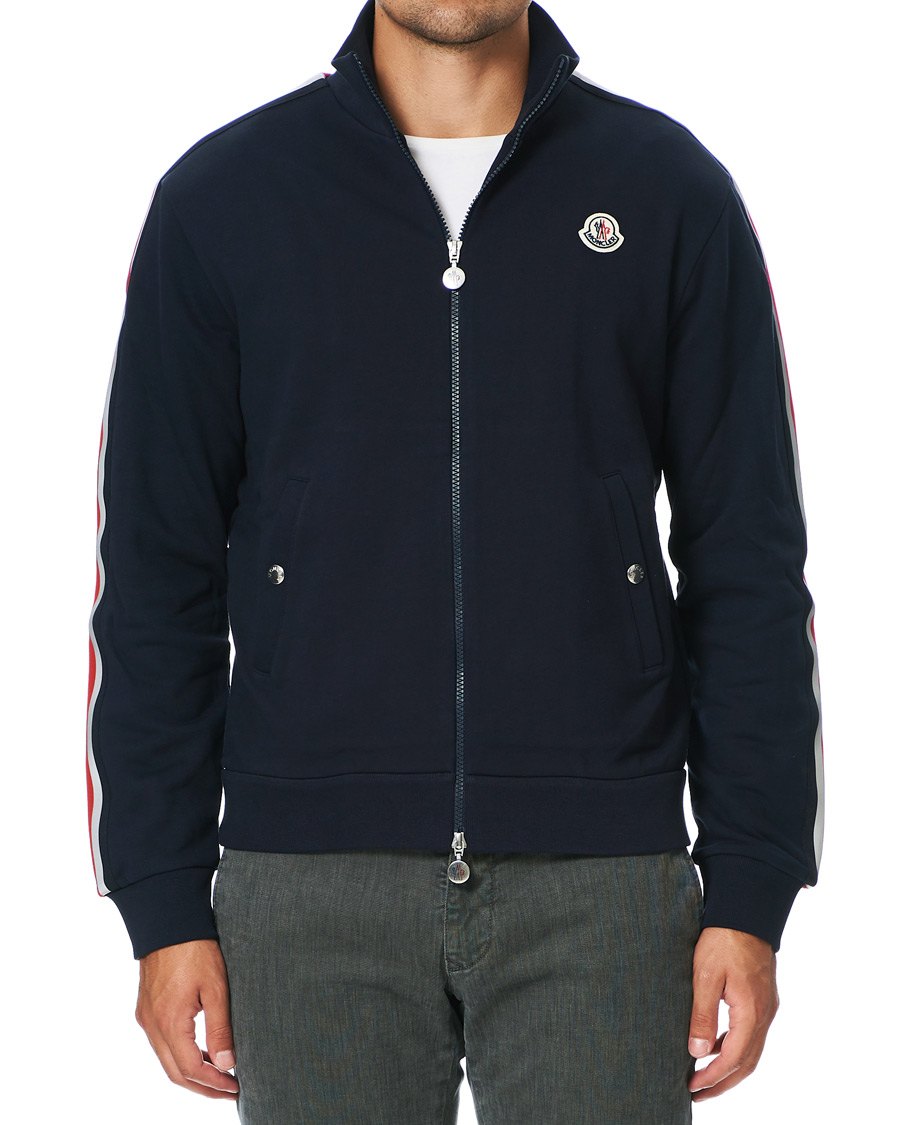 Men | Sweaters & Knitwear | Moncler | Full Zip Sweater Navy