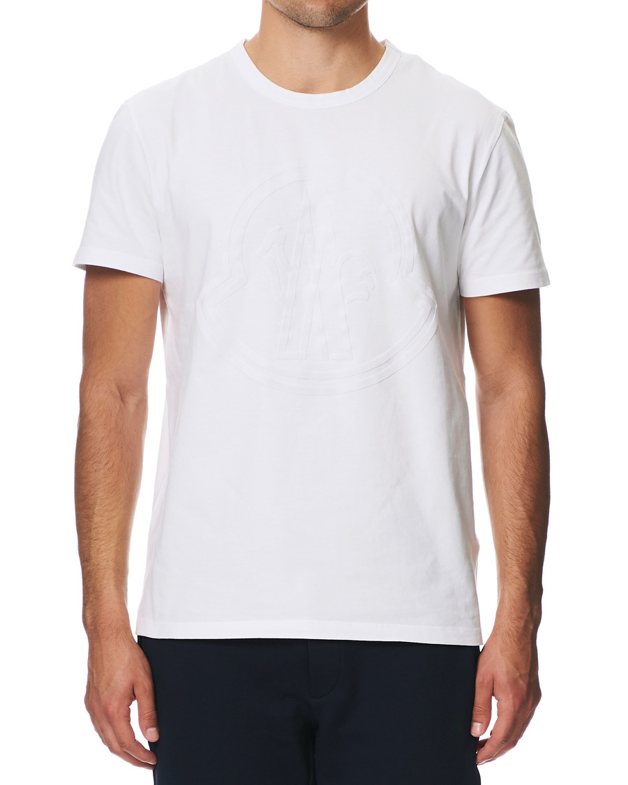Men | T-Shirts | Moncler | M Logo T-shirt White