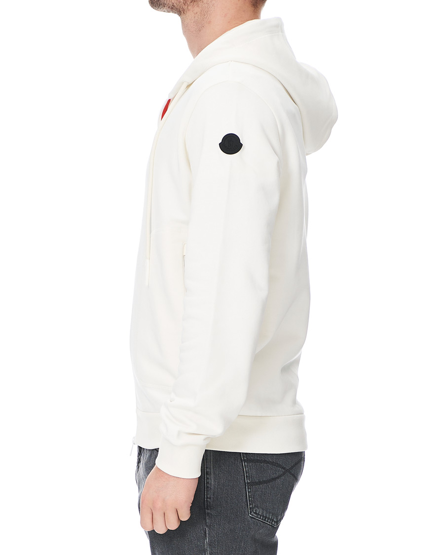 Men | Sweaters & Knitwear | Moncler | Stripe Sweat Hoodie White