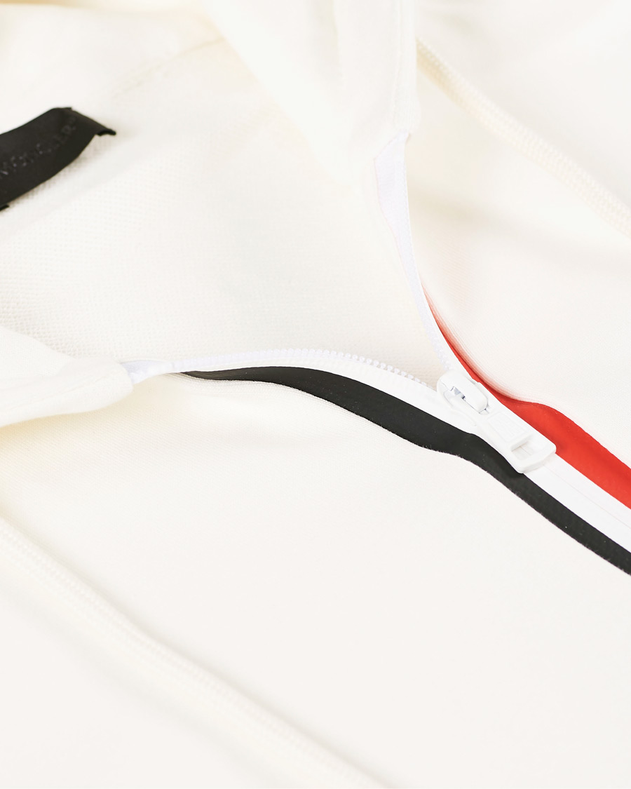 Men | Sweaters & Knitwear | Moncler | Stripe Sweat Hoodie White