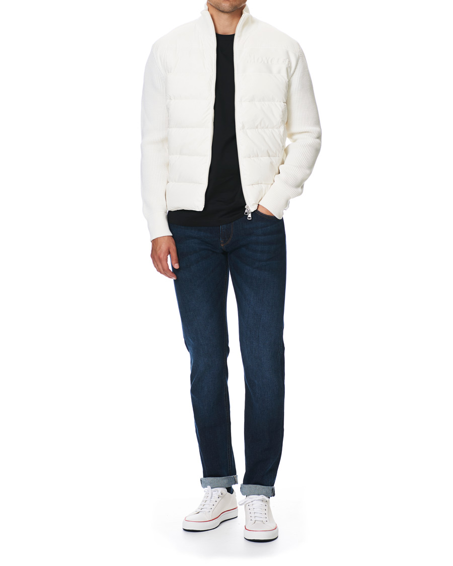 Men | Sweaters & Knitwear | Moncler | Hybrid Full Zip White