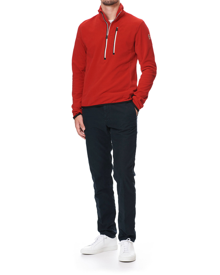 Men | Sweaters & Knitwear | Moncler Grenoble | Pile Half Zip Red
