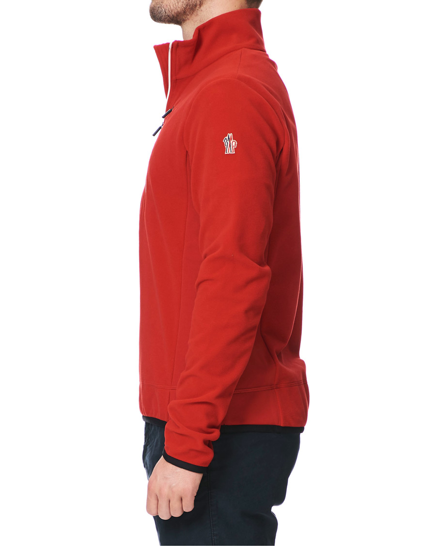 Men | Sweaters & Knitwear | Moncler Grenoble | Pile Half Zip Red