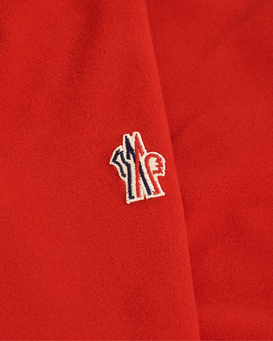 Men | Sweaters & Knitwear | Moncler Grenoble | Pile Half Zip Red