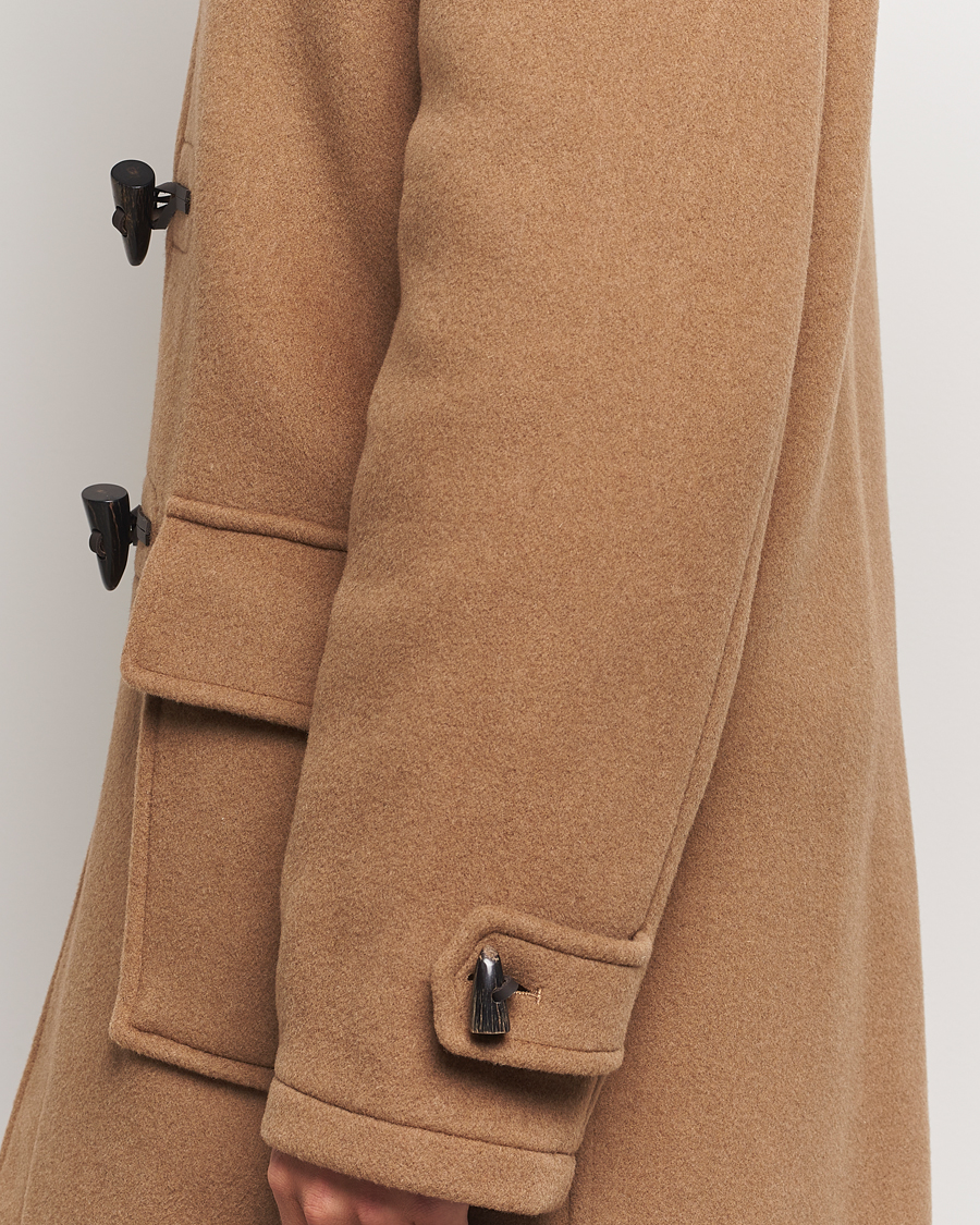 Men | Coats & Jackets | Gloverall | Morris Duffle Coat Camel/Buchanan