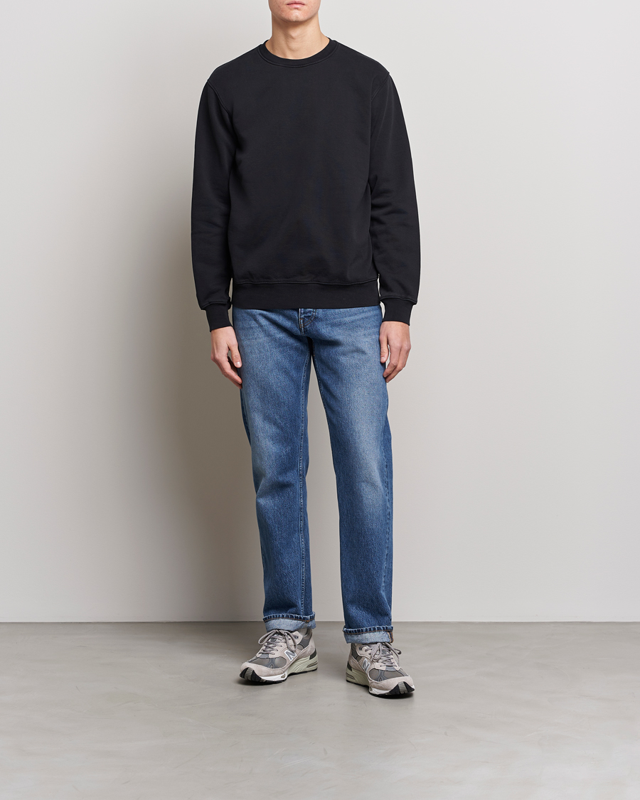 Men | Sweaters & Knitwear | Colorful Standard | Classic Organic Crew Neck Sweat Deep Black