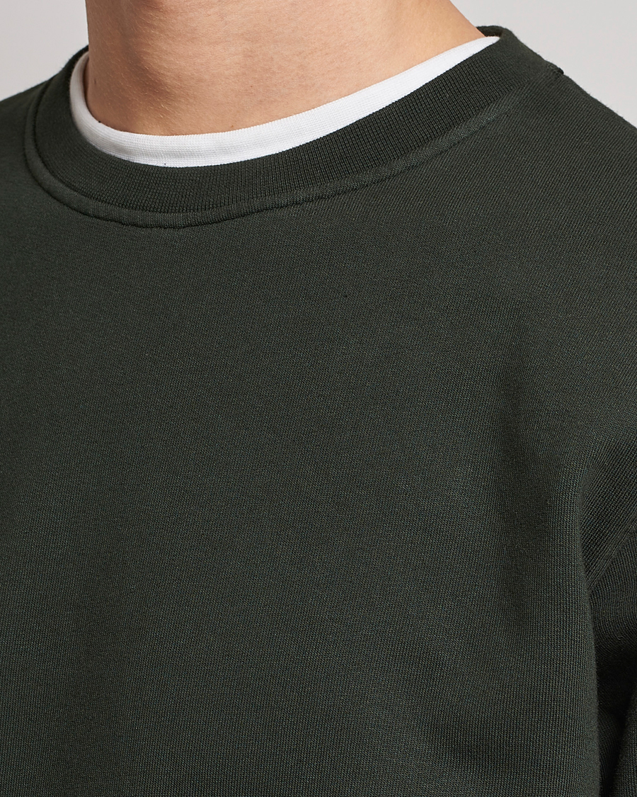 Men | Sweaters & Knitwear | Colorful Standard | Classic Organic Crew Neck Sweat Hunter Green