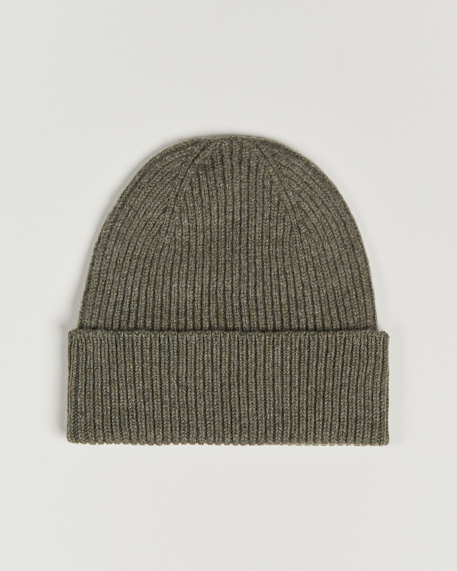 Men | Beanies | Colorful Standard | Merino Wool Beanie Dusty Olive