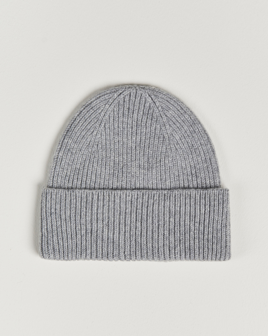 Men | Beanies | Colorful Standard | Merino Wool Beanie Heather Grey