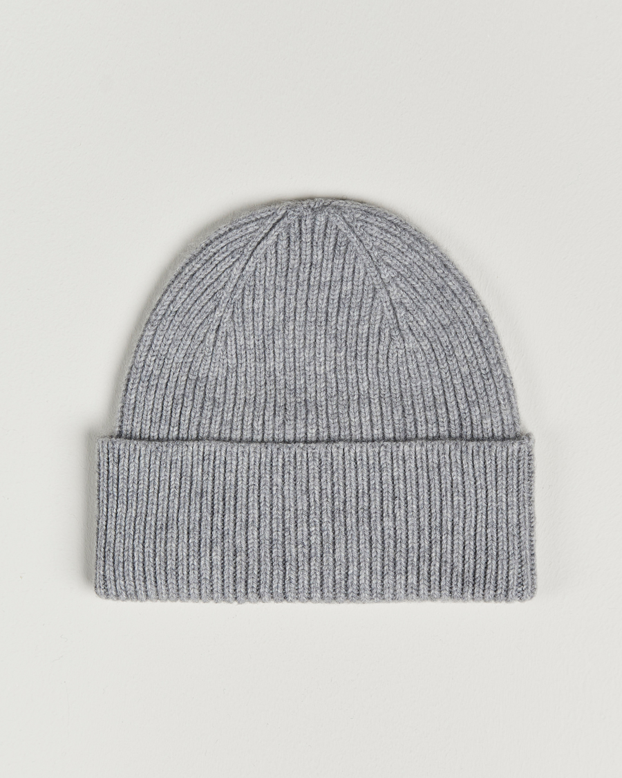 Men | Beanies | Colorful Standard | Merino Wool Beanie Heather Grey