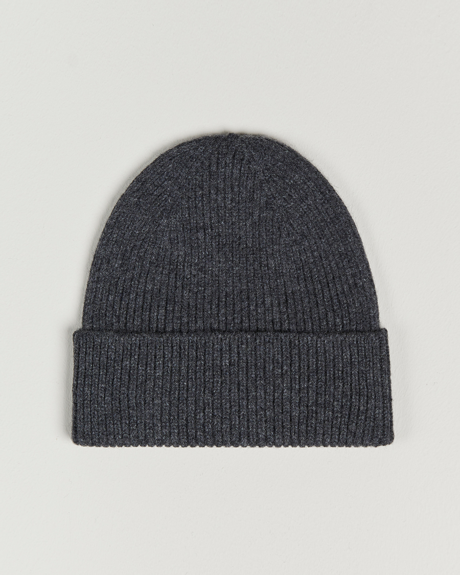 Men | Beanies | Colorful Standard | Merino Wool Beanie Lava Grey