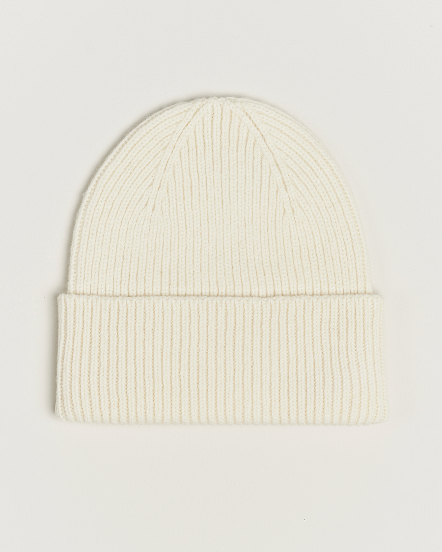 Men | Beanies | Colorful Standard | Merino Wool Beanie Optical White