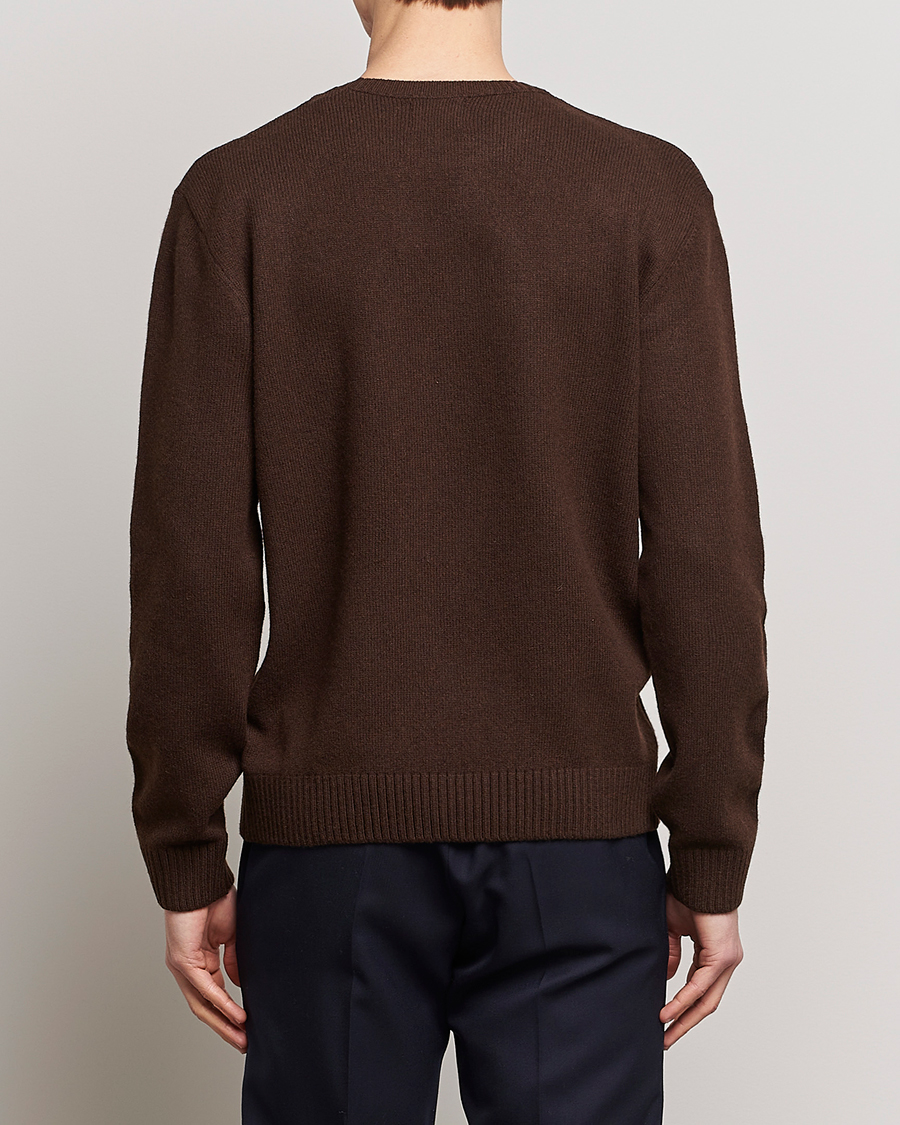 Men | Sweaters & Knitwear | Colorful Standard | Classic Merino Wool Crew Neck Coffee Brown