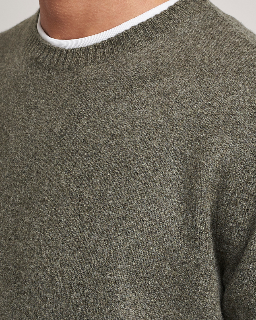 Men | Sweaters & Knitwear | Colorful Standard | Classic Merino Wool Crew Neck Dusty Olive