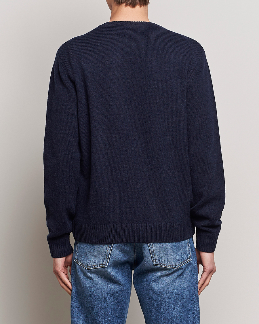 Men | Sweaters & Knitwear | Colorful Standard | Classic Merino Wool Crew Neck Navy Blue