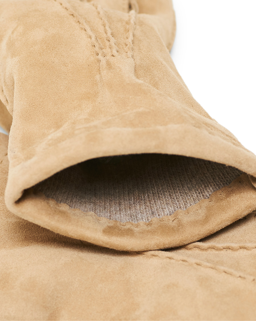 Men | Hestra Arthur Wool Lined Suede Glove Camel | Hestra | Arthur Wool Lined Suede Glove Camel
