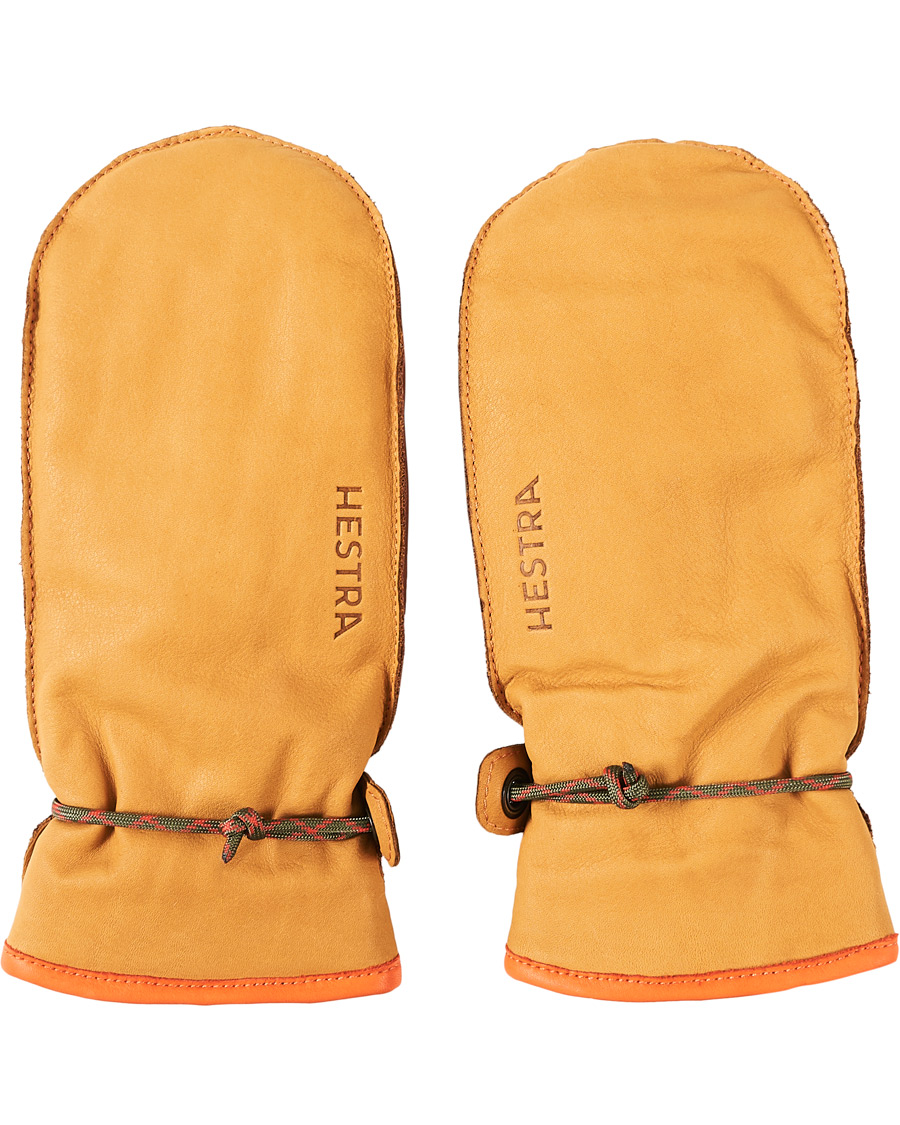Men | Hestra Wakayama Leather Mit Ski Glove Cognac/Brown | Hestra | Wakayama Leather Mit Ski Glove Cognac/Brown